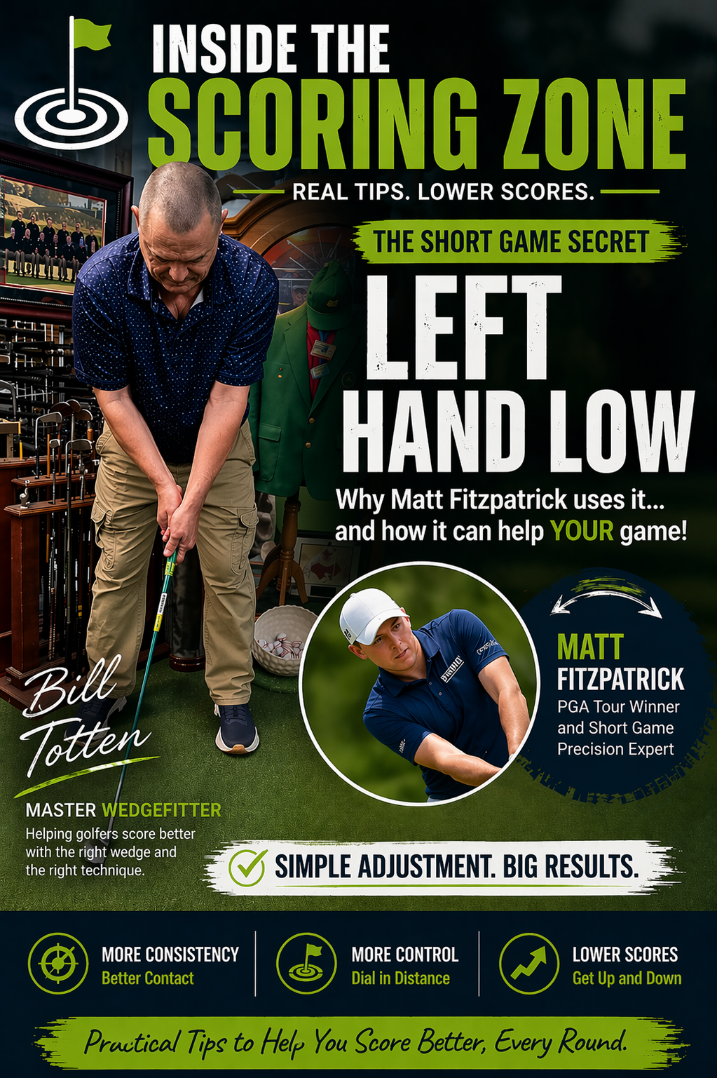 Why Matt Fitzpatrick Chips Left-Hand-Low — And Should You?