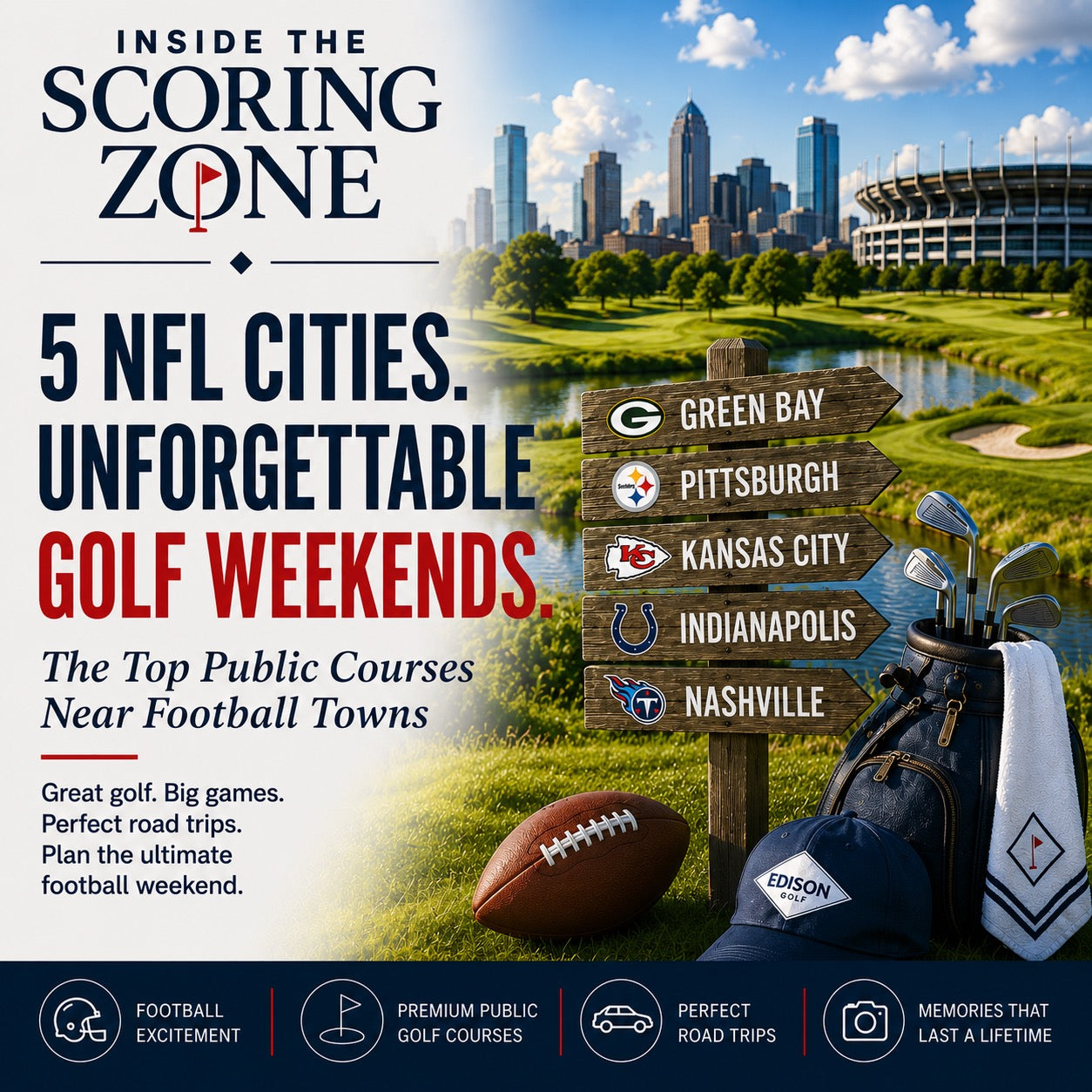 The NFL Golf Road Trip: 5 Football Towns Worth Packing Your Clubs For