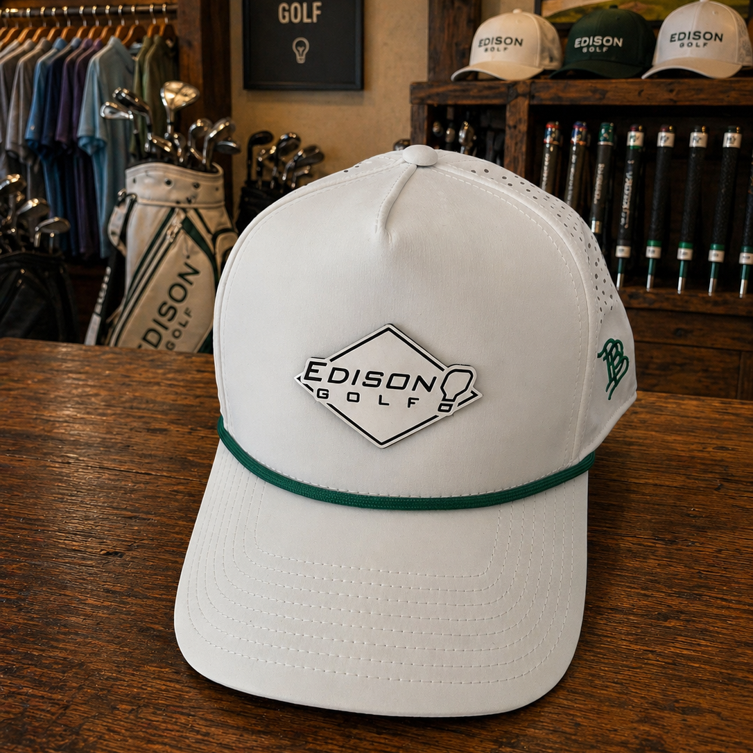 Edison ISZ Tour Rope Hat – White Mark