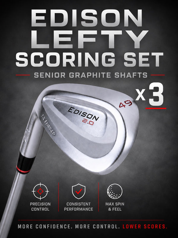 Edison Left-Handed Scoring Set of 3 – Senior Graphite Shafts