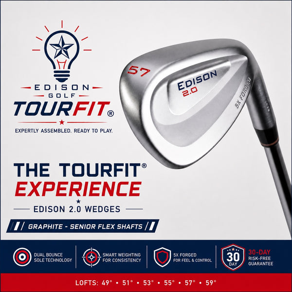 The TourFit® Experience - Graphite Shafts - Senior Flex