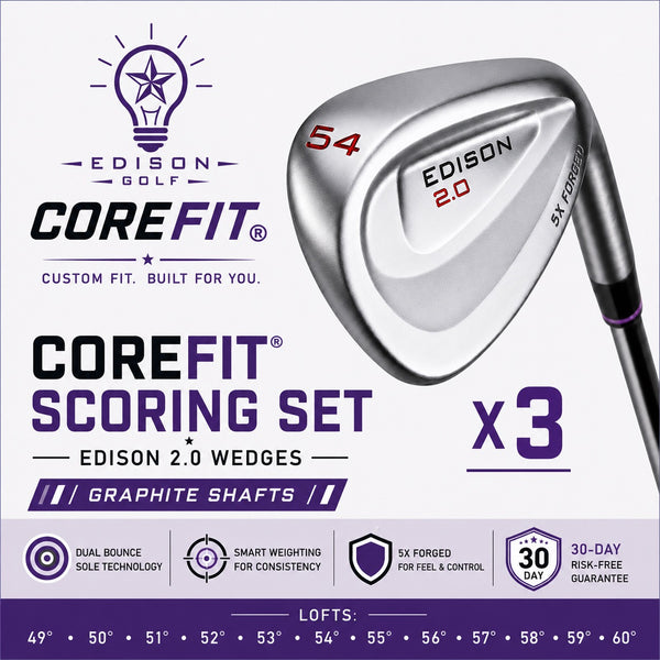 CoreFit Women’s Edison Scoring Set of 3 - Graphite Shafts